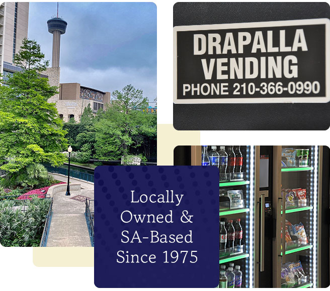 Drapalla is a local San Antonio vending machine company